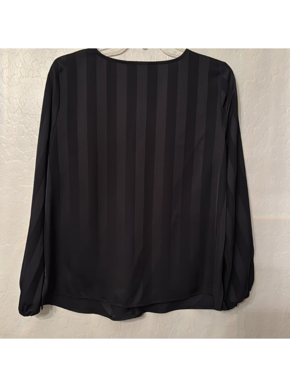 Black Striped Women's Top - Picture 3 of 4